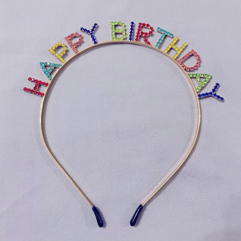 Rainbow Birthday Headband